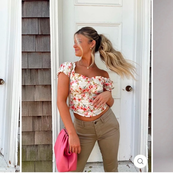 Current/Elliott The Captain Khaki Casual Trouser Pants Size 28 Nwt - Picture 15 of 16